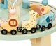 Drewniany stolik edukacyjny Tooky Toy Zoo (6972633378457) - obraz 5
