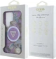Etui Guess Glitter Flowers Triangle Buttons MagSafe do Samsung Galaxy S25 Ultra Purple (GUHMS25LHFLPEDU) - obraz 8