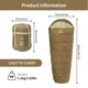 Спальний мішок Naturehike MJ 600 CNK2300SD014. Коричневий - зображення 3