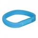 Нашийник Trixie Flash Light Ring USB для собак з підсвічуванням силіконовий синій широкий розмір M-L 50 cм/18 мм 4053032126718 - зображення 1