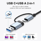 Адаптер-Хаб 8 в 1 USB Type-C, мультифункціональний концентратор, Hub, кардрідер, перехідник, розгалужувач - зображення 6