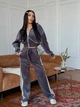 Костюм велюровый 1068ра3646 графит S - изображение 1