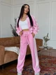 Костюм велюровый 1068ра3646 розовый S - изображение 9
