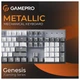 Клавіатура GamePro Genesis Metallic MK144G Outemu Red Swithes USB Gray - зображення 11