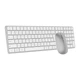 Набір Meetion ikey C230 Wireless Combo 2-in-1 (keyboard+mouse) BT/2.4G (UA/ua/EN Layouts) silver - зображення 2