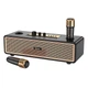 Акустика-караоке HOCO Graceful wireless dual-mic BT speaker bs63 |BT5.4, TWS/USB/AUX/TF, 25W| Milky White - изображение 1