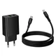 Адаптер сетевой HOCO C to C cable Leader charger set CS94A |1USB/1Type-C, PD/QC, 20W/3A| Black - изображение 6