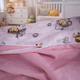 Наволочка MirSon 17-0922 Tiny Giraffes Gray Бязь 40х60 см (2200012571934) - изображение 6