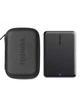 Внешний жесткий диск 1 тб карманный hdd портативный Toshiba A5 черный usb винчестер юсб накопитель на 1тб для ноутбука пк компьютера + Защитный кейс - изображение 4