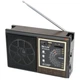Радіоприймач GOLON UAR — універсальний і потужний USB/AUX FM/AM/SW приймач Коричневий (MX-11645W) - зображення 1