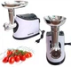М'ясорубка електрична Rainberg RB-674 3000W з реверсом та соковижималкою, 3 решітки 3/5/7 мм, насадки для ковбас і кеббе, металевий шнек, продуктивність 1.5 кг/хв, електром'ясорубка для - изображение 2