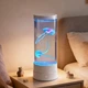 Настольная лампа-ночник с медузами "Jellyfish Mood Lamp" 22см, белая - изображение 2