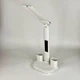 Лампа настольная светодиодная с LED-дисплеем и часами, складной аккумуляторный светильник для чтения и обучения с регулировкой яркости, 3 режимами света и подставкой органайзером, для офиса и дома, SLV-26-White - изображение 13
