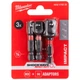 Адаптер для інструменту Milwaukee 1/4" HEX на квадрати 1/4", 3/8", 1/2" (4932479228) - зображення 3