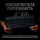 Клавиатура Logitech G PRO Mechanical Gaming USB UA Black (920-009392) Logitech 920-009392 996905 - изображение 4