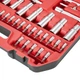 Набір інструментів 1/2" & 3/8" & 1/4" 181 од INTERTOOL (ET-9181) - зображення 10