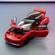 Модель авто Honda NSX 1:32 червона металева спорткар pop-up фари світло звук інерційна - зображення 9