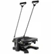 Степпер поворотный 2в1 Trex Sport TX-070SP Twiz Black с эспандерами и шагомером до 150 кг Черный - изображение 1
