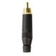 Amphenol роз'єм RCA ACPR-BLK під паяння для кабелів 3.0-6.5 мм висока якість передачі сигналу - зображення 6