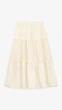 Юбка кэжуал с узором женская GENUA 6359 One Size Молочный shop (2000999388347) - изображение 1