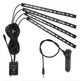 Автомобильная RGB LED подсветка салона HR-01678 4 светодиодные ленты - изображение 8