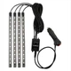 Автомобильная RGB LED подсветка салона HR-01678 4 светодиодные ленты - изображение 7