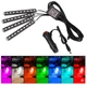 Автомобильная RGB LED подсветка салона HR-01678 4 светодиодные ленты - изображение 9