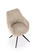 Krzesło do kuchni i salonu Halmar K564 obrotowe Beżowe (V-CH-K/564-KR-BEŻOWY) (5905248136373) - obraz 3