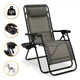 Комфортное кресло-шезлонг LEOBRO Zero Gravity Plaid (LB-ZGC-F1-PLD) - изображение 1