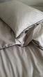 Комплект постельного белья Ecotton Полуторный 150х215 см Premium Chateau Grey Сатин (25598_000) - изображение 9