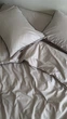 Комплект постельного белья Ecotton Полуторный 150х215 см Premium Chateau Grey Сатин (25598_000) - изображение 10