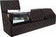 Сумка-органайзер в багажник EVAtech ECO MultiOpen XXL 30x30x90 см Чорна з червоною ниткою (EHECMXXLBRBY) - зображення 5