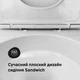 Унітаз підвісний AquaSpin AM.PM Func 49 см, із сидінням мікроліфт білий CFA1902SC - зображення 5
