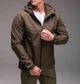 Мужская демисезонная куртка Soft Shell на флисе хакі XL 2065 - зображення 4