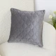 Подушка декоративна 50×70 ТЕП VELOUR темно-сіра Dark Grey, велюр, м’яка, антиалергенна - зображення 3