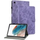 Захисний чохол Deexe Cute Tiger для Samsung Galaxy Tab A9 (X110/115) - Purple - зображення 1