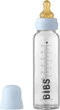 Детская стеклянная бутылочка BIBS Baby Glass Bottle повный комплект - 240ml - Baby Blue 2+m - зображення 1