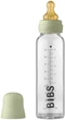 Скляна дитяча пляшечка BIBS Baby Glass Bottle повний комплект 240 ml - Sage - зображення 6