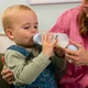 Дитяча пляшечка BIBS Baby Bottle Round Silicone 270 мл Medium Flow (середній потік) Baby Blue - изображение 2