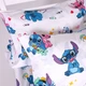 Простынь MirSon Полуторная 150х220 см Kids Time 17-0909 Cute Stitch White Бязь (2200012553015) - изображение 2