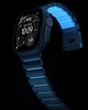 Ремінець Nomad Stratos для Apple Watch 46/49 мм (Black Icy Blue Glow) - зображення 4