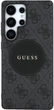 Etui Guess 4G Round Patch Classic Logo MagSafe do Samsung Galaxy S25 Ultra Czarne (3666339448929) - obraz 1