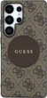 Панель Guess 4G 4G Round Patch Classic Logo MagSafe для Samsung Galaxy S25 Ultra Brown (3666339448950) - зображення 1