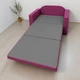 Кресло мягкое раскладное Tobi Sho Максиан рогожка Bahama Ягодный/23, 940х850х830 мм - изображение 3