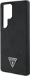 Панель Guess Grained Hot Stamp Peony Pattern Triangle Logo MagSafe для Samsung Galaxy S25 Ultra Black (3666339449230) - зображення 2