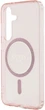 Панель Guess Glitter Circle Classic Logo MagSafe для Samsung Galaxy S25 Pink (3666339449773) - зображення 2