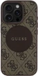 Панель Guess 4G Circle Classic Logo MagSafe для Apple iPhone 16 Pro Max Brown (3666339426507) - зображення 1