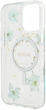 Панель Guess Resin Flowers Glitter MagSafe для Apple iPhone 16 Pro Turquoise (3666339429201) - зображення 3