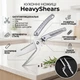 Многофункциональные кухонные ножницы HeavyShears, 24,5 × 6 × 1,5 см - изображение 1