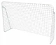 Переносные большие футбольные ворота Carruzzo 300 x 200 x 120 см белые - изображение 1